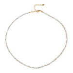 Collana in argento con Diamante Argentato