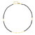 Collier en argent et Diamant noir