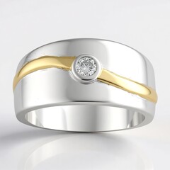 Anello in argento con Diamante I1 (G) (Annette)