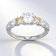 Anello in argento con Topazio Bianco (Adela Silber)
