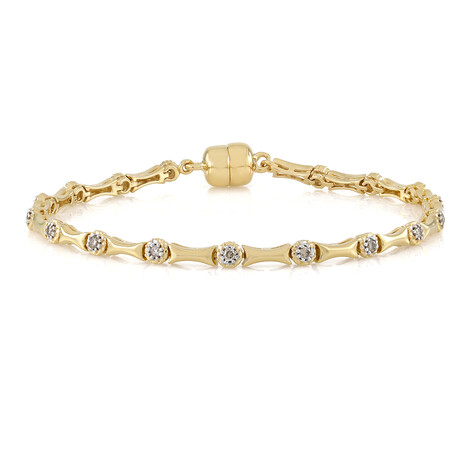 I2 Brown Diamond Silver Bracelet