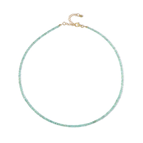 Collier en argent et Emeraude de Colombie