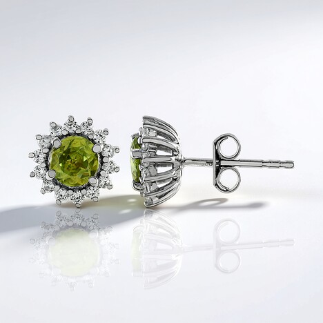 Orecchini in argento con Sfene