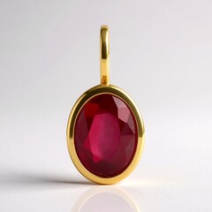 Ciondolo in argento con Rubino Bemainty