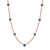 Collier en argent et Topaze bleu de Londres (Adela Silber)