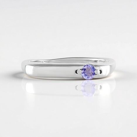 Anello in argento con Tanzanite