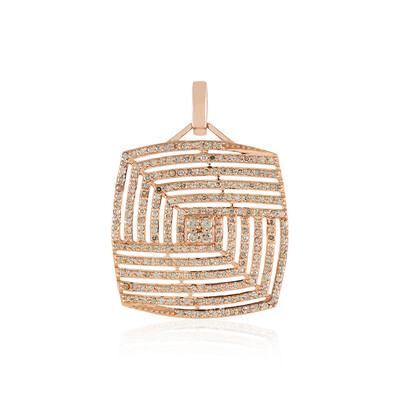 Pendentif en or et Diamant chocolat I2 (KM by Juwelo)