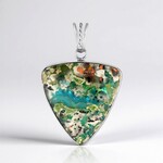 Ciondolo in argento con Calcedonio Venus (Bali Barong)