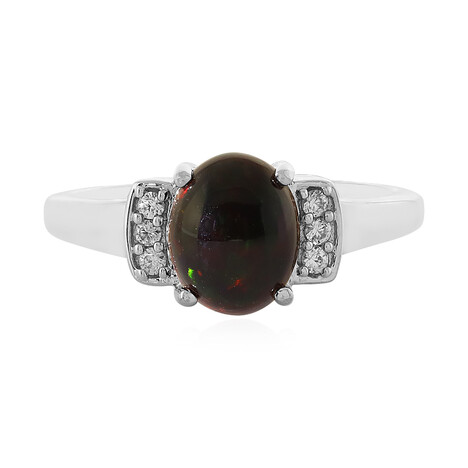 Anello in argento con Opale Mezezo