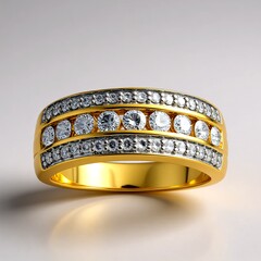 Anello in oro con Diamante VVS1 (G) (Annette)