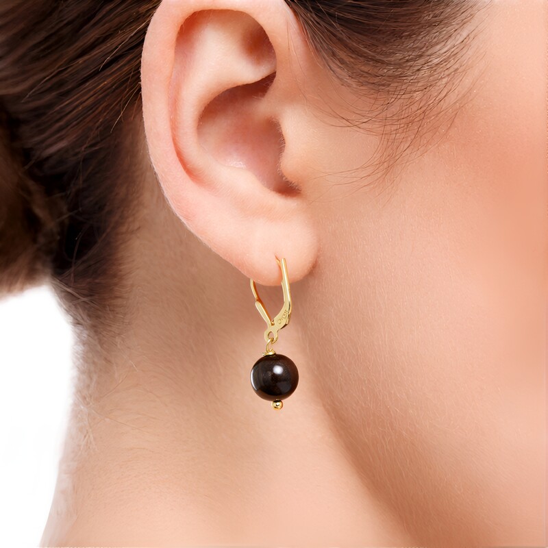 Pendientes en plata con Ojo de tigre