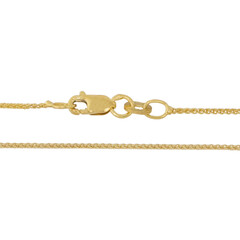 Cadena en oro amarillo 14k 45 cm - 1,4 g