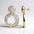 Orecchini in argento con Zircone (Adela Silber)