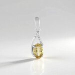 Ciondolo in argento con Berillo Giallo