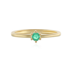 Anillo en plata con Esmeralda de Colombia