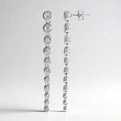 Orecchini in argento con Zircone (de Melo)