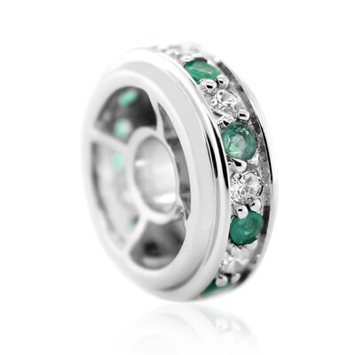Socoto Emerald Silver Pendant (MONOSONO COLLECTION)