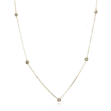 Collana in oro con Diamante Flawless (F)