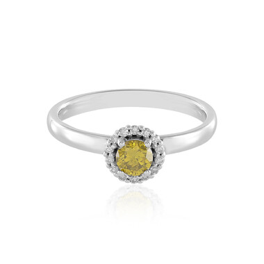 Gelber I1 Brillant-Goldring