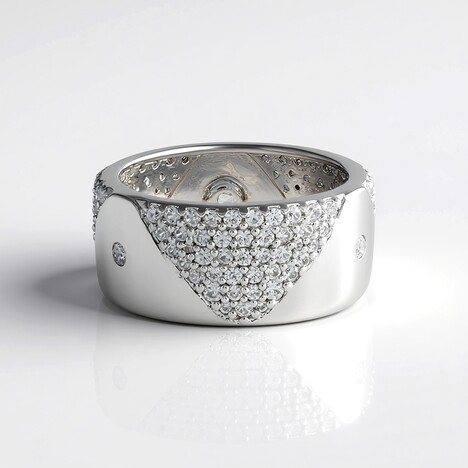 Anello in argento con Zircone (de Melo Essence)