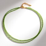Collana in argento con Peridoto