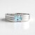 Anello in argento con Topazio Blu Cielo (de Melo)