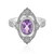 Bague en argent et Améthyste