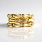 Anello in oro con Diamante Champagne I2 (de Melo Gold)
