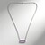 Collana in argento con Zaffiro Ceylon Porpora
