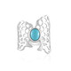 Anillo en plata con Turquesa bella durmiente (MONOSONO COLLECTION)