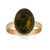 Ammolite Silver Ring (Bali Barong)