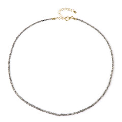 Collier en argent et Diamant couleur argent