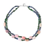 Collana in argento con Opale Rosa