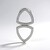 Pendentif en argent et Zircon (MONOSONO COLLECTION)