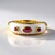 Anello in argento con Rubino del Madagascar