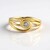 Anello in argento con Diamante Champagne I2 (de Melo Essence)
