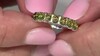 Zilveren ring met vesuvianietstenen
