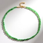 Collana in argento con Tsavorite della Tanzania (Riya)