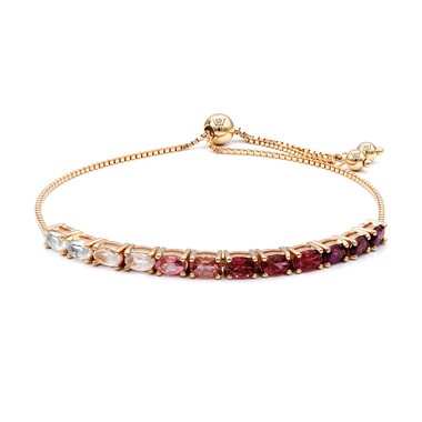 Bracciale in argento con Rodolite