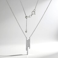 Collana in argento con Zircone (Adela Silber)