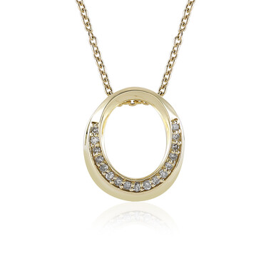 I2 (I) Diamant-Goldhalskette (de Melo Gold)