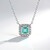 Collana in argento con Smeraldo Colombiano