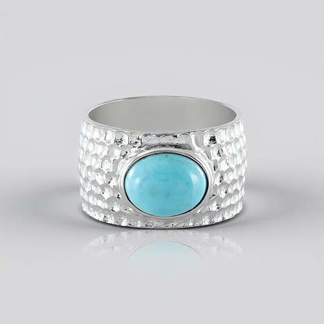 Anello in argento con Turchese