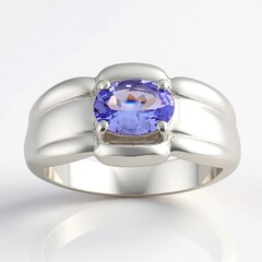 Anello in argento con Tanzanite (Pallanova)