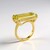 Anello in argento con Quarzo Limone