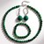 Parure in argento con Giada