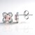 Boucles d'oreilles en argent et Morganite de Maropino