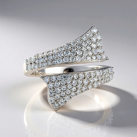 Bague en argent et Zircon