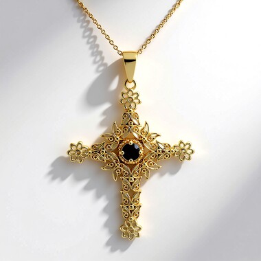 Collar en plata con Granate