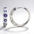 Orecchini in argento con Tanzanite (Pallanova)